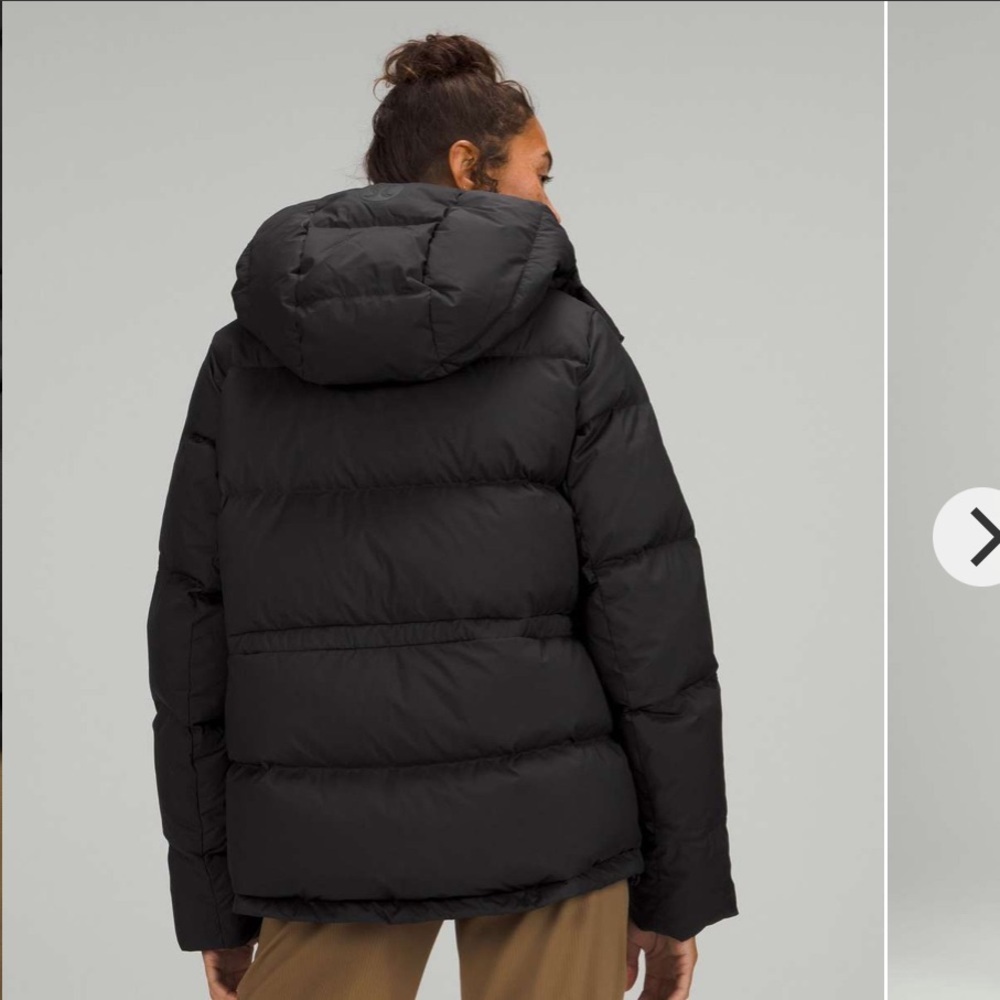Lululemon Wunder Puff 600 Down Fill Jacket Black Size 2 NWOT. LW4CACS - Picture 4 of 16